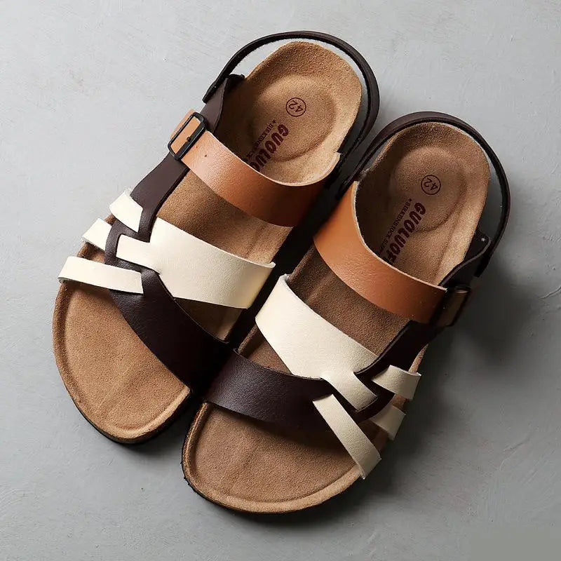 Alfie - Comfortable Leather Outdoor Sandals